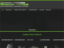 Tablet Screenshot of harald-neumayer.at